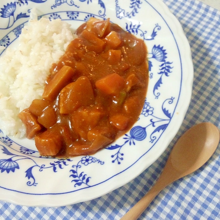 チキンとエリンギのトマトカレー♪